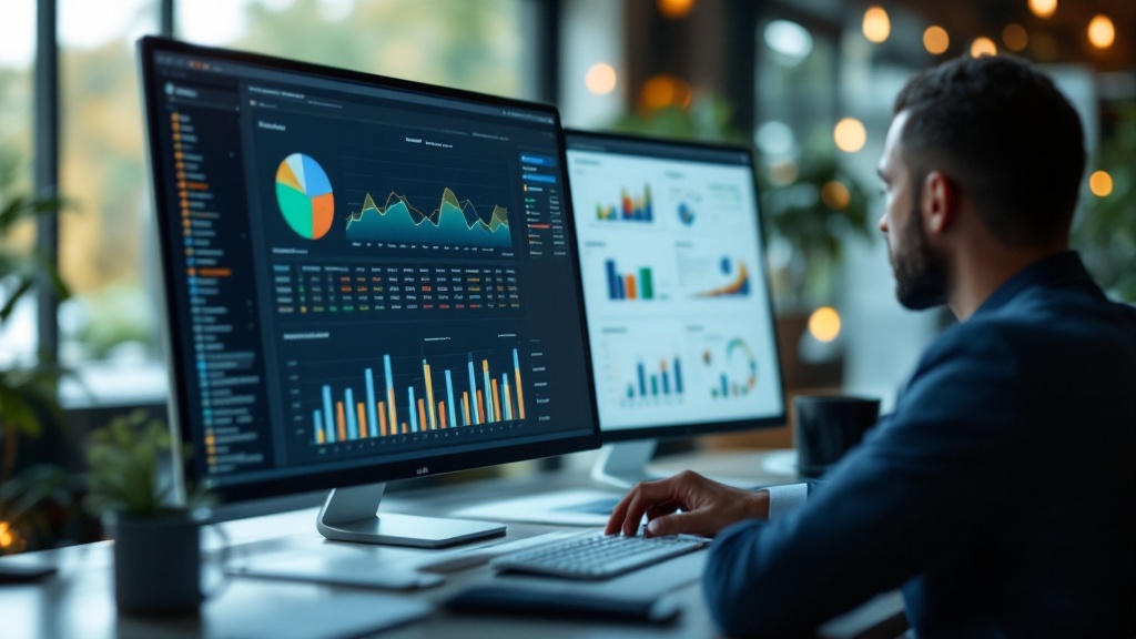 Financial and operational reports being reviewed side-by-side - the kind of unified view Power BI delivers