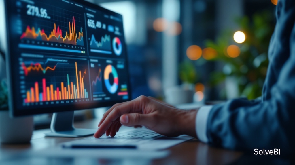 A Power BI KPI dashboard showing finance and operations metrics side by side - the kind of view a CFO and operations manager share