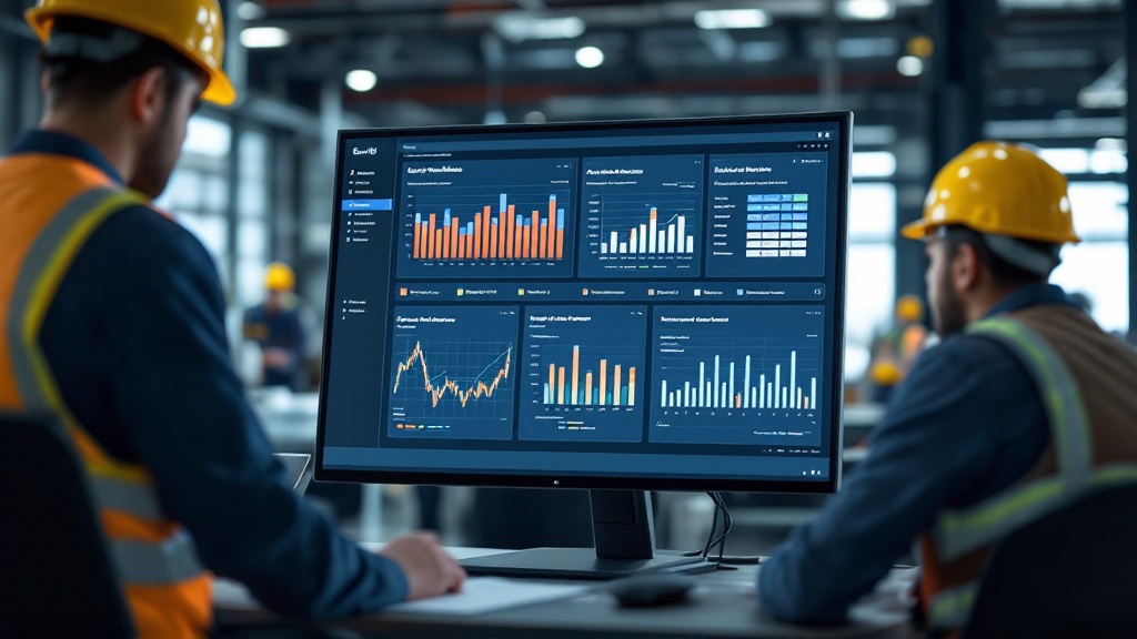 A Power BI accounts receivable dashboard showing aged debtors, days sales outstanding and overdue invoices by customer.