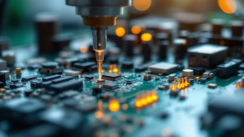 A quality inspector reviewing components in a manufacturing plant - the kind of inspection data that, once unified, becomes an early-warning system.