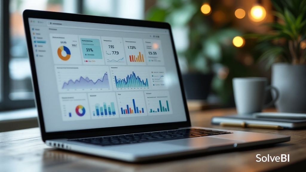 A laptop showing marketing analytics dashboards on a desk - the kind of unified view that turns campaign spend into measurable retail outcomes.