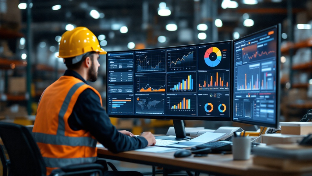 A Power BI dashboard tracking order fill rate, on-time delivery and backorders across customers and product lines for a wholesaler.